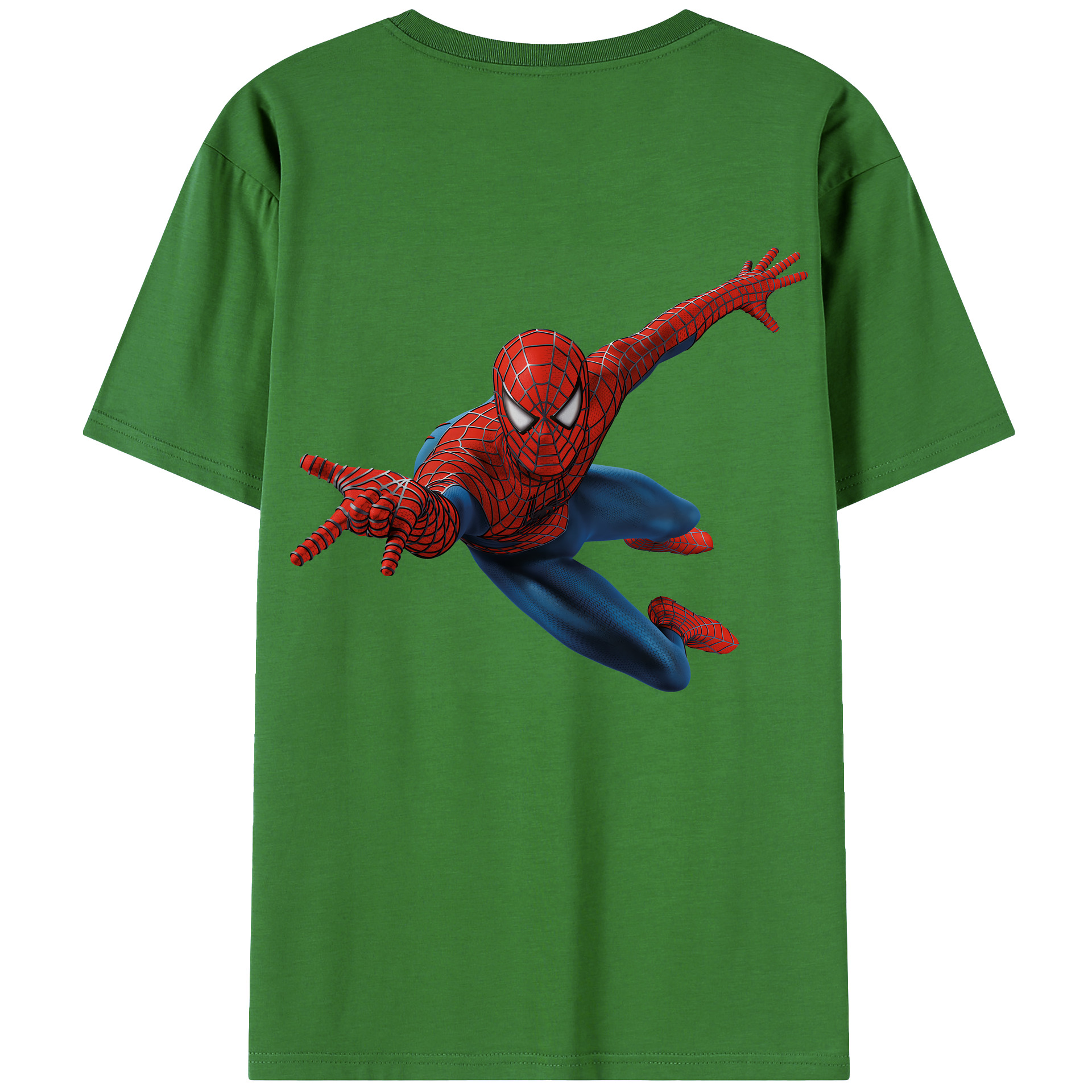 （画像用） Spider Man スパイダーマン レディース半袖Tシャツ(バックプリント)